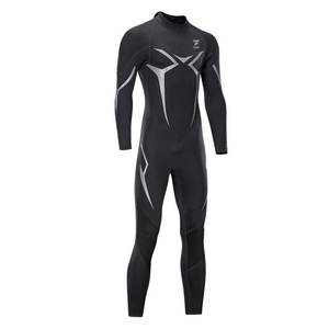 Combinaison de natation en néoprène pour homme, coupe classique, avec pantalon |   Protection anti-UV |   Logo personnalisé imprimé sur le devant |   1 pièce - Product Image 6