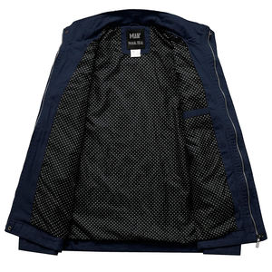 เสื้อแจ็กเก็ตผ้าใบบุนิ่มสำหรับผู้ชายกันน้ำมีซิปปิดระบายอากาศได้ดีครึ่ง - Product Image 5