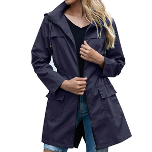 Autumn 2025 New Waist Trench <b>Hooded</b> Windbreaker <b>Ladies</b> Brown <b>Coat</b> Young Style Streetwear Clothing Available in Premium Leather - Product Image 3