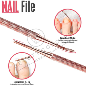 Fine Precision <b>Cuticle</b> Pusher Stainless Steel Dual End <b>Tool</b> for Clean Edge Gentle Care and Detailed Grooming - Product Image 5