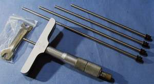 Manual <b>Tread</b> <b>Depth</b> Measuring <b>Gauge</b> <b>Depth</b> <b>Gauge</b> Digital Indicator Wide Base <b>Gauge</b> Measuring - Product Image 6