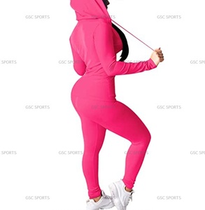 Sweat à capuche et pantalon pour femmes, survêtements sur mesure avec des couleurs et des designs attrayants aux prix d'usine de gros - Product Image 2