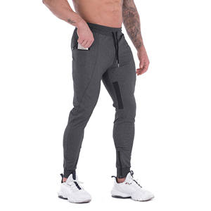 2025 pantalons de survêtement avec cordon coupe-vent coton éponge survêtement hommes pantalons couleur unie survêtement pantalon tricoté poche hommes pantalons - Product Image 4
