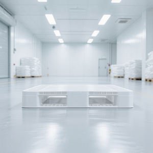 Palet de Plástico Grande de una Sola Cara de 1500x1500, Palet de Plástico Apilable y Duradero para Almacenamiento, Logística y Transporte, Palets de Plástico de Alta Calidad HDPE - Product Image 6