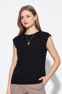 Pull en tricot pour femme 100% coton biologique, ample, respirant, doux et chaud 1503 - Product Image 1