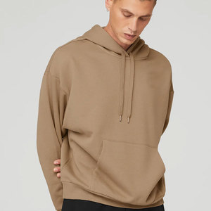 Canada Netherlands B2B Wholesale Custom Logo Screen Printing Poly Cotton Blend Fleece Sweatshirt Hoodies - Product Image 6