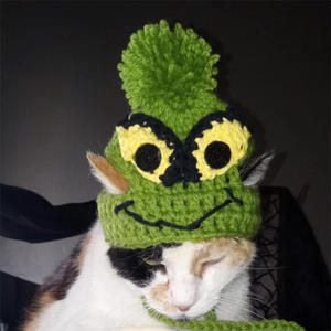 Wholesale Christmas & Halloween Crochet Pet Hat - Festive Costume for <b>Dogs</b> & Cats - Product Image 4