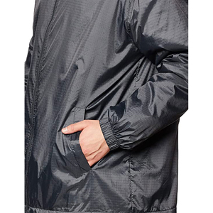 Veste coupe-vent légère 100% coton avec logo personnalisé OEM pour hommes grande taille, vêtements de sport imperméables à la mode, teinture de vêtements - Product Image 5