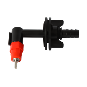 खरगोश उपकरण कृन्तकों पानी पीने वाले स्टेनलेस स्टील निप्पल DC-RD24 + एक्सटेंशन कोहनी और विंगनट - Product Image 4