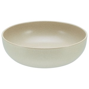 Uno Salad Bowl Sand 26cm-<b>Disposable</b> Plastic Salad <b>Plate</b> Modern Design for Camping - Product Image 1
