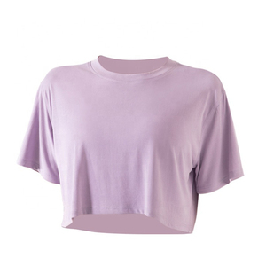 Haut court pour femmes, respirant, confortable, anti-rides, taux abordable, dernières créations, top tendance pour femmes en coton - Product Image 2