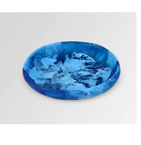 Bol et plat de service en résine écologique fait à la main, couleur personnalisée, passe au lave-vaisselle, pour les fêtes, fabriqué en Inde - Product Image 1