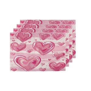 Gran oferta de manteles individuales de algodón 100% hechos a mano de lujo, diseño bordado personalizado de Acción de Gracias para boda o banquete en casa - Product Image 3