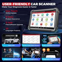 LAUNCH X431 PRO3S+ Smartlink HD OBDII Herramienta de Diagnóstico Bidireccional Escáner para Automóviles y Camiones (12V y 24V) con Programación J2534