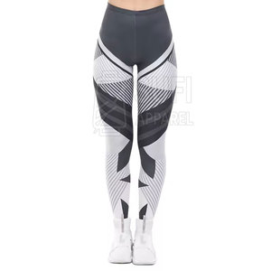Leggings pour femmes en maille respirante à taille haute sans couture avec logo personnalisé pour l'entraînement - Meilleure vente - Product Image 1