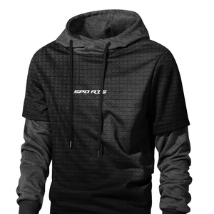 Sudadera con Capucha de Moda Urbana para Hombre, 100% Algodón, Manga Larga, Diseño Sólido, Logotipo Personalizado, Estilo Hip Hop, Ecológica - Product Image 1