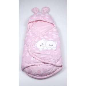 Couverture d'emmaillotage pour bébé sur le thème des animaux personnalisée prix de gros accessoires en tissu pour bébés couverture d'emmaillotage unisexe pour bébés en gros - Product Image 4