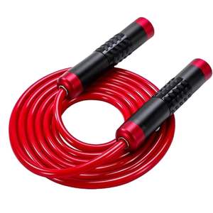 Cuerda de Saltar de Velocidad Ajustable de Primera Calidad con Mango de Madera, Personalizada por los Mejores Fabricantes de Pakistán - Product Image 1