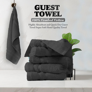 Serviette de bain 100% coton de haute qualité durable et confortable pour un usage domestique couleur unie meilleur fournisseur en gros pour hôtels spas - Product Image 6