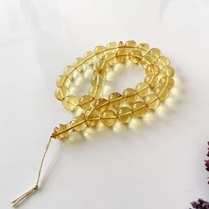 Tespih en ambre de la Baltique, couleur jaune, Misbaha 33 perles, ambre 100% naturel, chapelet en ambre jaune clair - Product Image 3