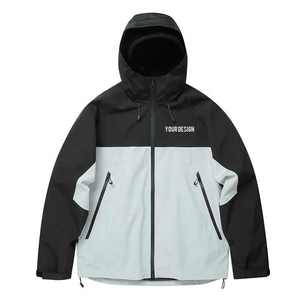 Chaqueta de invierno de concha blanda con logotipo personalizado, cuello levantado, a prueba de viento e impermeable, ropa de trabajo al aire libre, uniforme de poliéster para invierno - Product Image 2