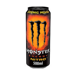 Monsters Nitro Cosmic Peach Energy Drink 12x500ml Cans Peach Nectarine Flavor With L Carnitine And B Vitamins Wholesale Order - Product Image 4