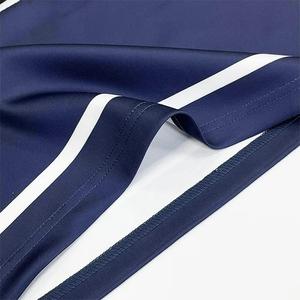 Custom <b>Navy</b> <b>Blue</b> V-Neck Sports Jersey <b>for</b> <b>Men</b> and Women Breathable Mesh Fabric with White Trim and Number Football Top - Product Image 6