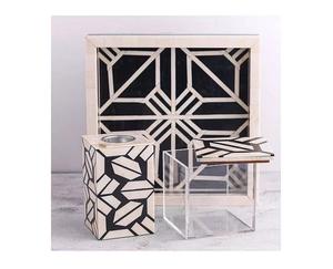 Usine prix de gros Bakhoor ensemble de brûleurs boîte acrylique plateau en résine résine Oud boîte décorative Bakhoor ensemble et Mubkhar au meilleur prix - Product Image 5