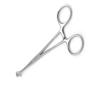 คีมคีบฟองน้ำปลอดเชื้อแบบไม่ลื่นสเตนเลสสตีลที่ออกแบบมาเพื่อการรักษาความปลอดภัยแหล่งพลังงานด้วยตนเองขั้นตอนการผ่าตัดทางการแพทย์ - Product Image 2