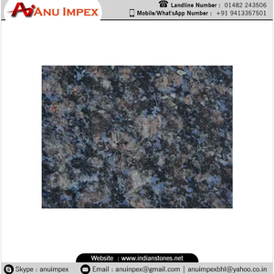 แผ่นกระเบื้องแกรนิตสีฟ้าซาเฟอร์ขัดเงาแบบธรรมชาติหรูหรา - Product Image 2
