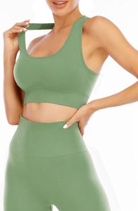 Proveedor verificado de Alibaba Ropa de gimnasio de yoga para mujer Conjuntos de 2 piezas Listo para enviar Sin costuras Corto Sólido Flaco Ecológico Secado rápido - Product Image 3