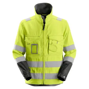 샘플 사용 가능한 반사경 재킷 겨울 안전 반사 도로 안전 Hi Vis 재킷
