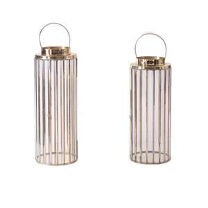 Lanterne en métal artisanale élégante et écologique, porte-bougie pour la décoration de Noël, la maison, les restaurants, les hôtels, éclairage d'ambiance - Product Image 1