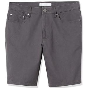 Pantalones vaqueros de verano Pantalones cortos de mezclilla con etiqueta personalizada Cintura de color sólido Pantalones cortos de mezclilla elásticos hasta la rodilla - Product Image 5