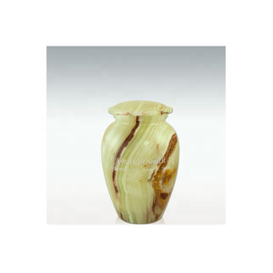 โกศเผาหินอ่อนสีเขียวประดับตกแต่งทำจากหินโมราสีเขียวธรรมชาติงานตามสั่ง - Product Image 6