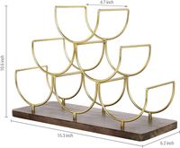 Porte-vin en métal personnalisé, support à vin sur pied, fonction de refroidissement, design minimaliste écologique pour la maison, le bar, le restaurant