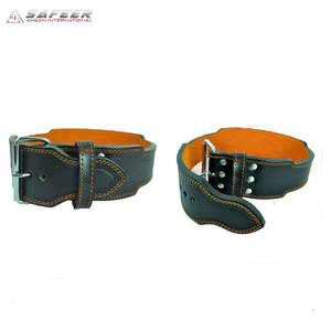 เข็มขัดยกกําลังคุณภาพสูงเดี่ยวง่ามโลโก้ที่กําหนดเองเข็มขัดยกกําลังหนัก / เข็มขัดหนังสําหรับยิมสําหรับยกน้ําหนัก - Product Image 6