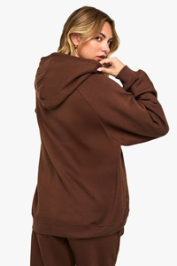 Sudadera con Capucha para Mujer, Gruesa, para Invierno, con Logotipo Personalizado en Relieve en la Parte Delantera, 100% Algodón, Felpa - Product Image 5
