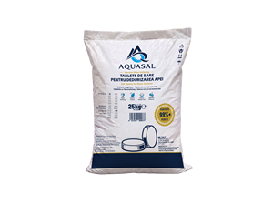 Tablettes de sel adoucisseur d'eau AQUASAL 25 kg, chlorure de sodium à 99 % de pureté pour une utilisation durable - Product Image 6