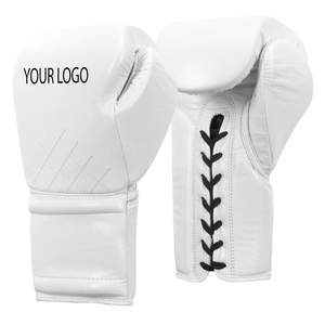 Guantes de boxeo profesionales para niños Logotipo personalizado Impreso Hecho Cuero Color liso Disponible 12oz Tamaño Entrenamiento Ajustable para - Product Image 1