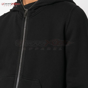 Versatile Basics Sweat à capuche pour hommes avec fermeture éclair complète et capuche à cordon de serrage pour la gym ou le streetwear Sweat à capuche zippé pour hommes - Product Image 6