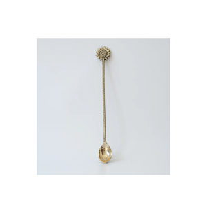 Cuillère à bar en laiton en acier inoxydable Cuillère à café à mélange à long manche Cuillère en or avec au meilleur prix - Product Image 3