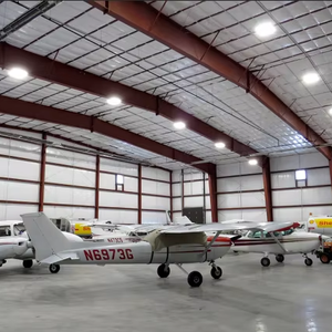 中国飞机机库金属屋顶钢结构仓库设计 - Product Image 1