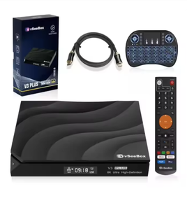 Nuovo Autentico e Originale - VSeeBox V3 Plus Media Box Bundle con Telecomando a Controllo Vocale - Product Image 1