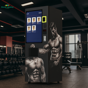 Máquina Expendedora Inteligente de Batidos de Proteínas Dispensador Automático para <span class=keywords><strong>Gimnasio</strong></span> con Pantalla Táctil Preparador de Bebidas Fitness Equipo para Café y Proteína en Polvo - Product Image 1