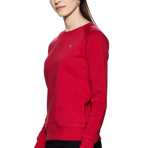 Moda mujer sudadera Casual manga larga pulóver cuello redondo Mujer sudadera algodón en blanco transpirable mujeres sudaderas - Product Image 3