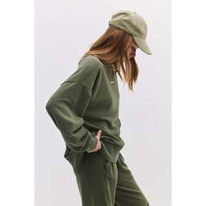 Faded Effect Daily 100% Cotton <b>Slogan</b> <b>Sweatshirt</b> - Product Image 5