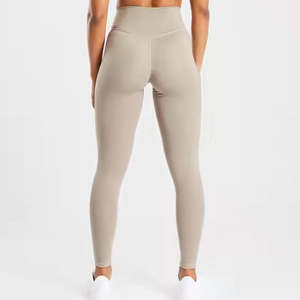 Conjunto de mallas de Yoga de cintura alta para realzar la cadera, ropa deportiva personalizada para chica, mallas deportivas de talla grande para mujer de alta calidad al por mayor - Product Image 1