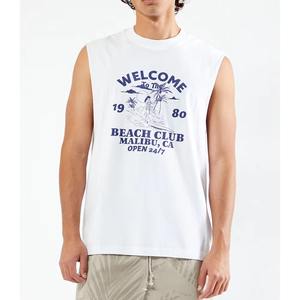 Débardeur en coton tricoté |   Vêtements décontractés confortables pour tous les jours |   Gilet sans manches uni respirant pour toutes les saisons - Product Image 1