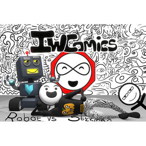 IW Comics # Zaino Minimalista da Viaggio 19 con Fodera in Poliestere e Design Cartoon - Product Image 1